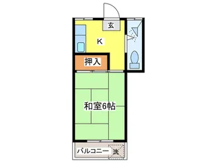 スプリングス・ハイム【2階】の間取り