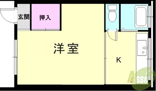 天神町ハイツ【2階】の間取り