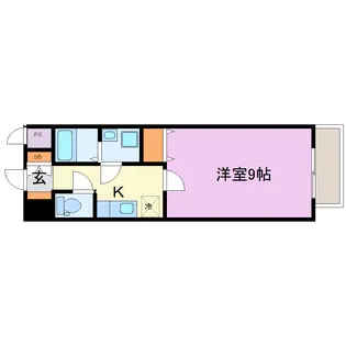 メゾンアロー【3階】の間取り