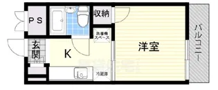 リリカルハウス【1階】の間取り