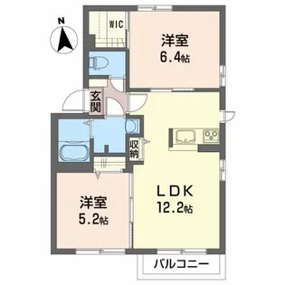 ディアス セフィーラIII【2階】の間取り