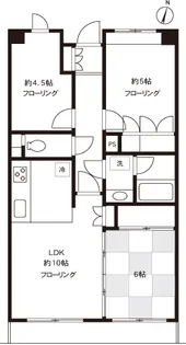 パークノヴァ南町田【5階】の間取り
