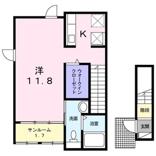 モダンパーク【2階】の間取り