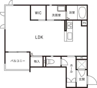CORTESIA北野【1階】の間取り