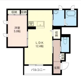 小川の杜Nakaiya シャーメゾン【1階】の間取り