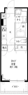 オハグランデ品川【3階】の間取り