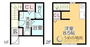 コル・クラージュIIA棟【1階】の間取り