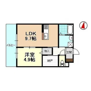 グランメゾンII【1階】の間取り