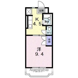 NewSunnyMansion【3階】の間取り
