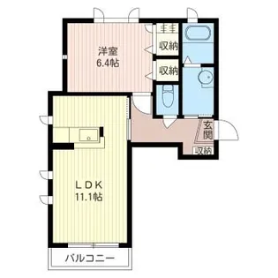 クレール海老名【2階】の間取り