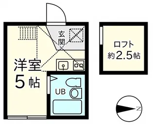 エクレール千歳烏山【1階】の間取り