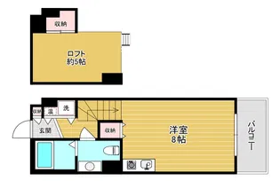 アビタ細川たかつき【3階】の間取り