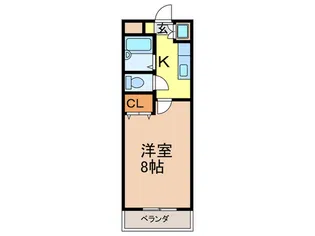 ウィスタリア大橋【2階】の間取り