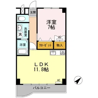 プレタ21【4階】の間取り