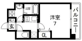 レークス大阪城イースト【2階】の間取り