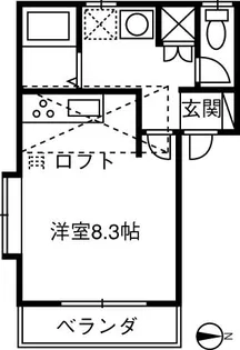 グリーンヴィラC【2階】の間取り