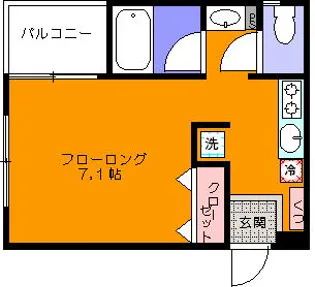 オーキッドハウス【1階】の間取り