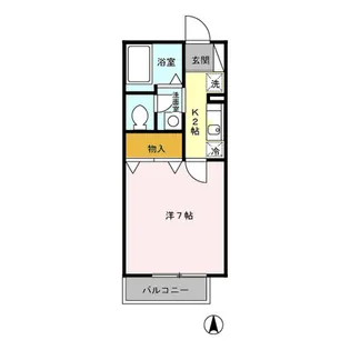 東京都練馬区豊玉南3【アパート】の間取り