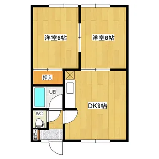 第3光洋ハイツ【2階】の間取り