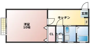 ヴィラ北篠【2階】の間取り