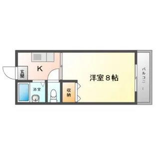 M’プラザ竜田通【2階】の間取り