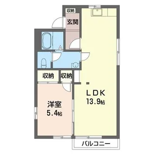 ハイネスアイ【2階】の間取り