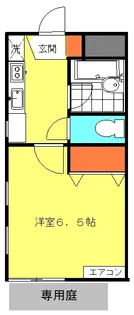 パークハイム山野【1階】の間取り