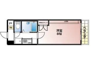 ワイズレジデンス南草津【2階】の間取り