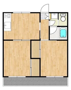コーポラス21【2階】の間取り