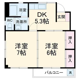 コーポキムラ【3階】の間取り