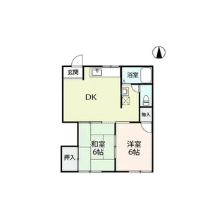 神奈川県小田原市久野【アパート】の間取り