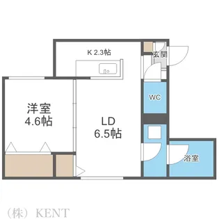 アズールVI【1階】の間取り