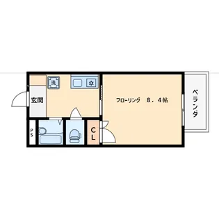サンロード南桜塚【2階】の間取り