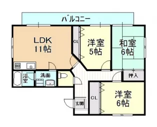 ラクーンハウス柏原【2階】の間取り