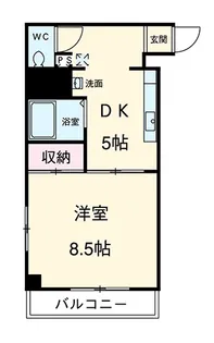 アベニュー山下【3階】の間取り