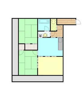 ハイツエンジェル【2階】の間取り