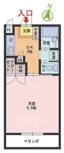 サンクレフォート大宮【3階】の間取り