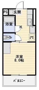 マンションエタニティー【4階】の間取り