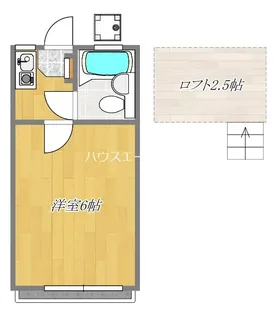 エクセル1【1階】の間取り