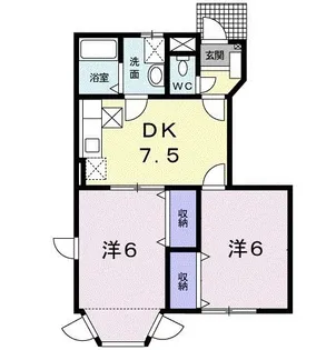 メゾン サクセス【1階】の間取り