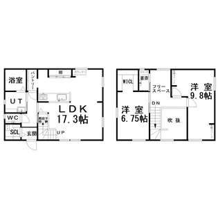 北海道釧路市鳥取北5【一戸建】の間取り