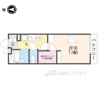 レオパレスサウスリー【3階】の間取り