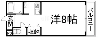 ジュネス堀川【4階】の間取り