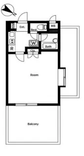 メインステージ東高円寺【7階】の間取り