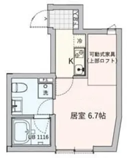 ANNEX・SHIN EKODA【1階】の間取り