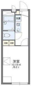 レオパレスサン南林間【1階】の間取り