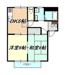 ピュアパレス【1階】の間取り