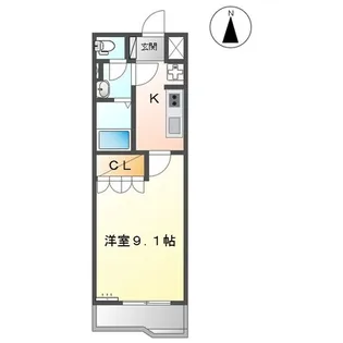 ヴァン サンク(VINGT CINQ)【1階】の間取り