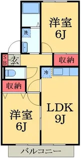 グランメールハイム壱番館【2階】の間取り