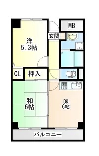 宮城県仙台市青葉区上杉2【マンション】の間取り